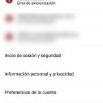 Error de servidor Google Play: Elija su cuenta de Google