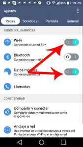 Error de servidor Google Play: Configurar la conexión wifi o de datos